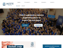 Tablet Screenshot of iaeste.hr