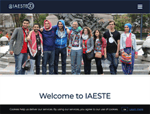 Tablet Screenshot of iaeste.org