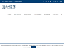 Tablet Screenshot of iaeste.ch