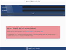 Tablet Screenshot of mail.iaeste.cz