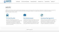 Desktop Screenshot of firmenportal.iaeste.at