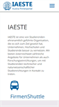 Mobile Screenshot of firmenportal.iaeste.at